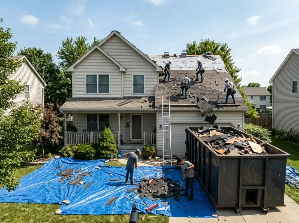 roof-replacement-debris-remova-004 — frequently asked questions, Cheapest Dumpster Rentals in Caddo Mills, TX